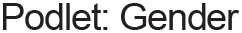 Podlet: Gender