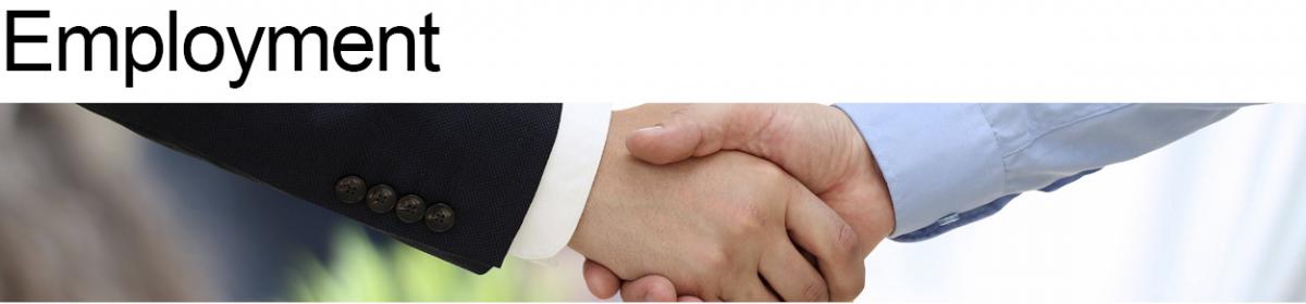 Employment banner